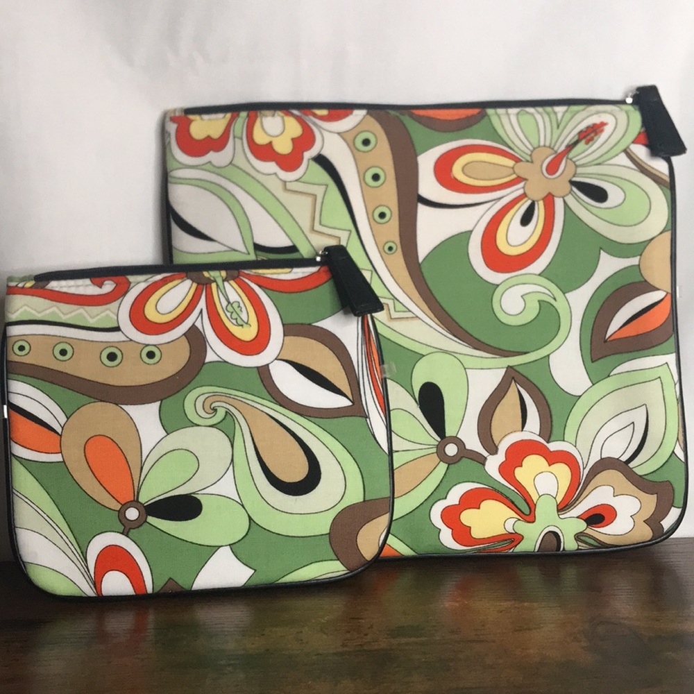 Once Upon A Rose Floral Cosmetic Bags